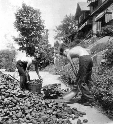 Home deliveries of cool were commonplace