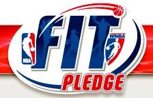 Click to fill out online NBA fitness pledge.