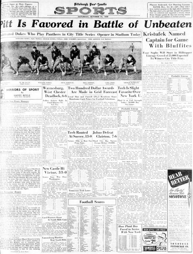 Pittsburgh Post-Gazette - October 21, 1939