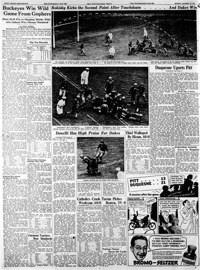 Pittsburgh Press - October 22, 1939