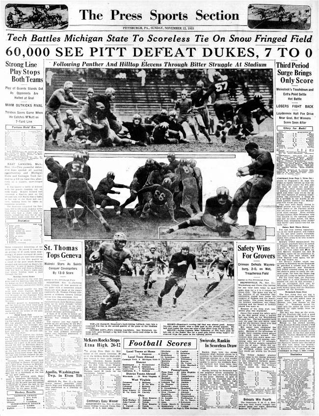 Pittsburgh Press - November 11, 1933