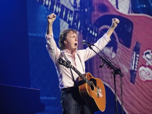 Paul McCartney at Pittsburgh's Consol
Energy Center on August 18, 2010.