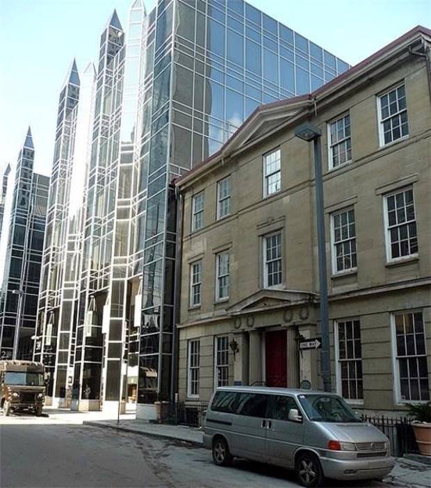 The Burke Building and 3 PPG Place.