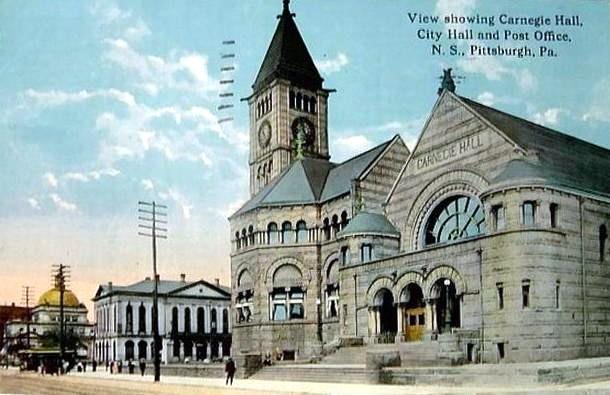 The original
 Carnegie Music Hall in Allegheny City