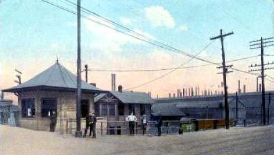 Entrance to Carnegie
 Steel Homestead Works