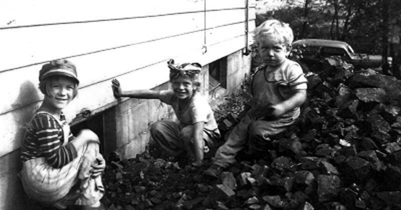 Home deliveries of cool were commonplace
