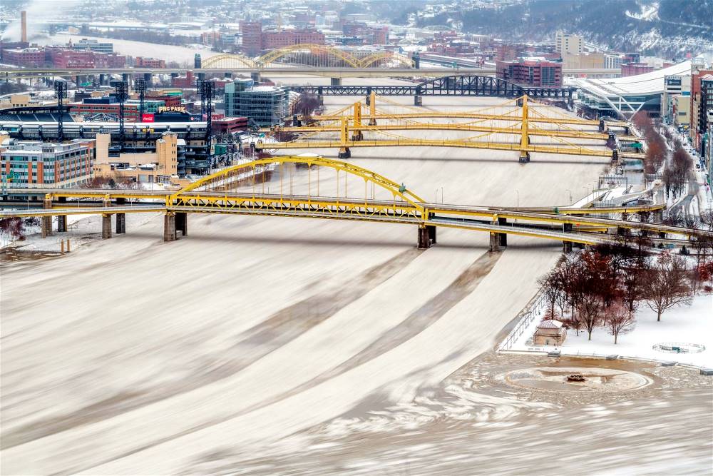 The flooded Point on January 13, 2018 - Dave Dicello Photograph
