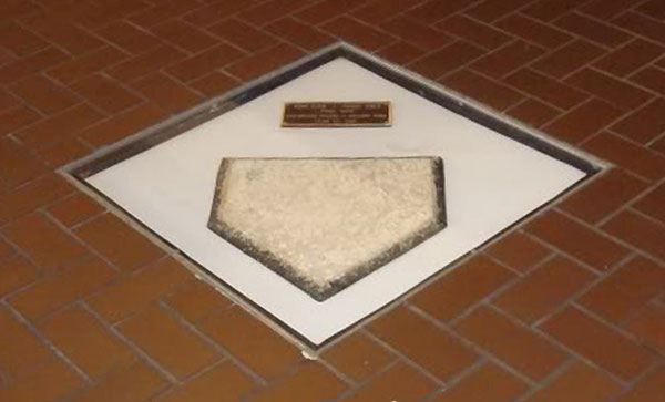Home Plate now resides in Posvar Hall.