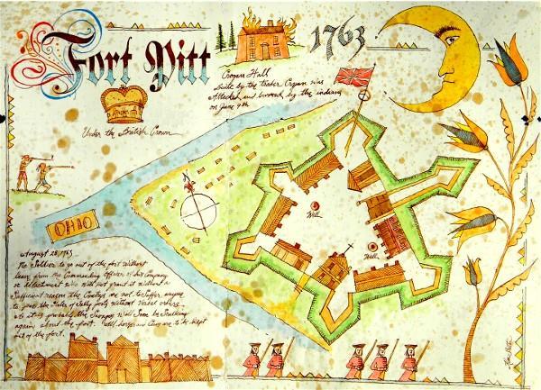 British Fort Pitt - 1763