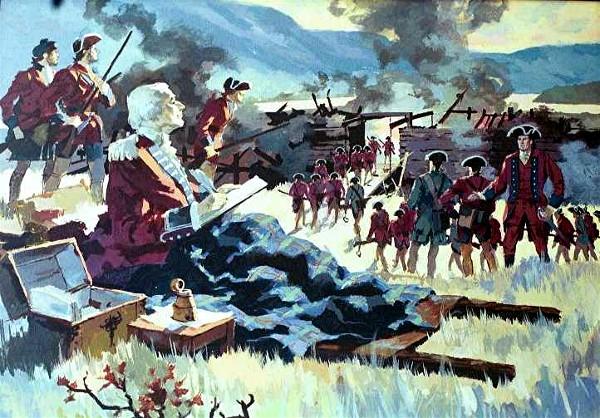 General Forbes at Fort Duquesne.