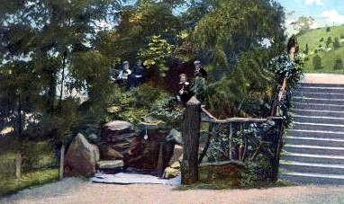 A rustic spring
 in Highland Park