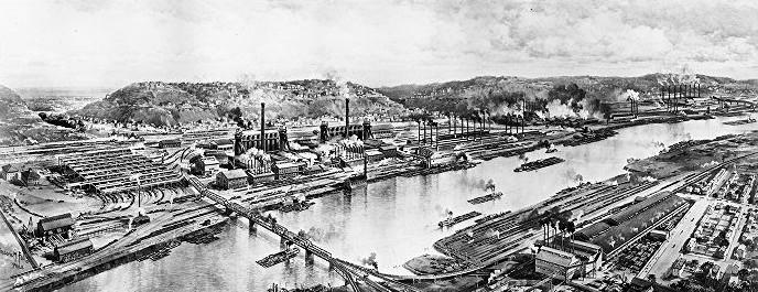 The Southside Works of the
Jones & Laughlin Steel Complex.