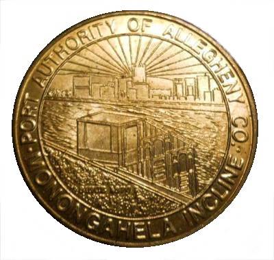 Monongahela Incline Token.