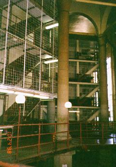The inside of the old Allegheny County Jail.