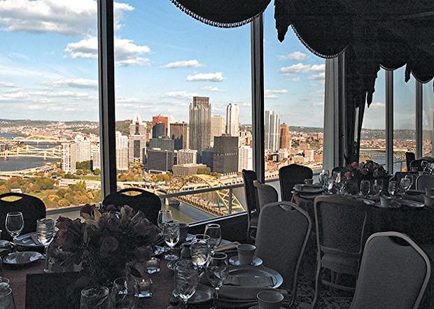 Fine dining with a view of the
Golden Triangle at the Lemont