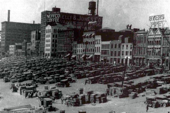 The Monongahela River
 Wharf in the 1920s