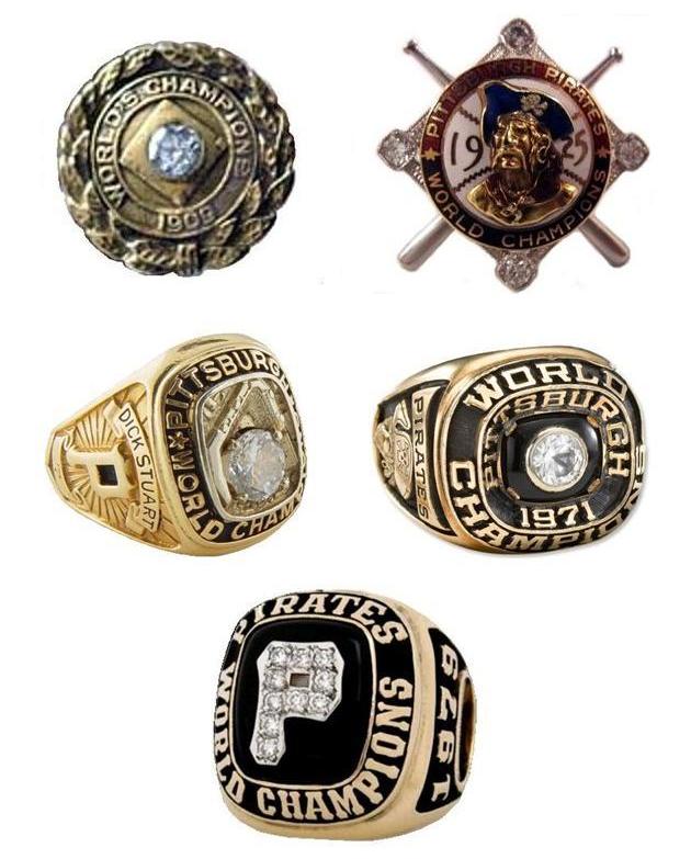 Pittsburgh Pirates World Series Championship Rings.