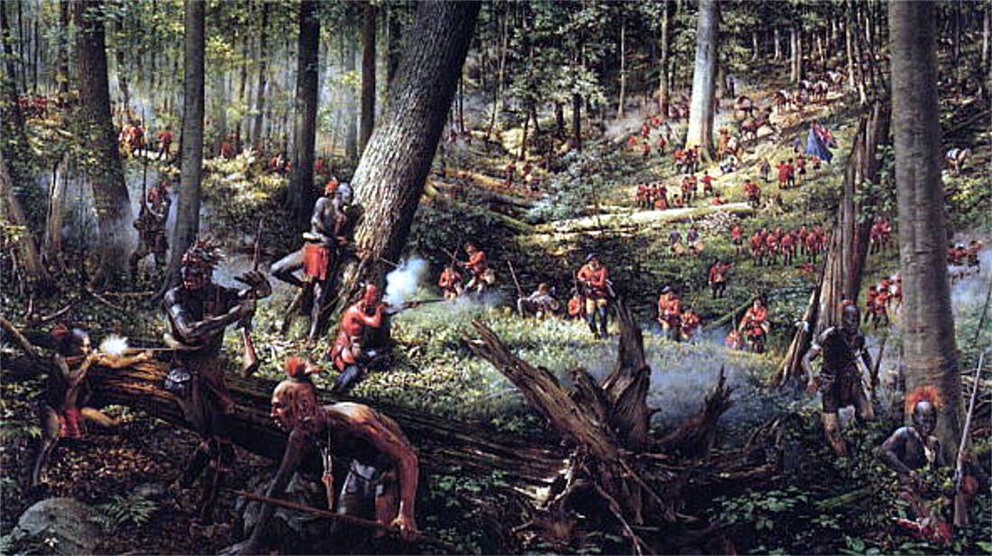 Indians defeated at Battle of Bushy Run - August 5, 1763