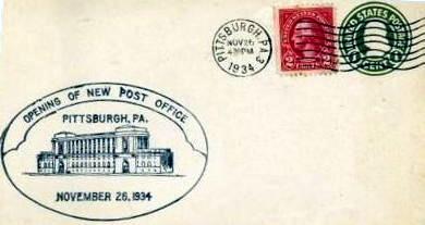 Dedication of
 Pittsburgh's New Post Office on Grant Street