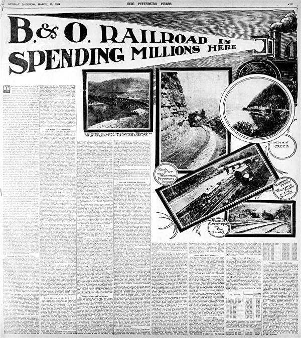 Baltimore and Ohio Railroad.