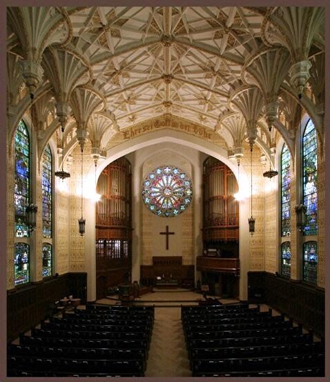 Inside the Smithfield United Church of Christ