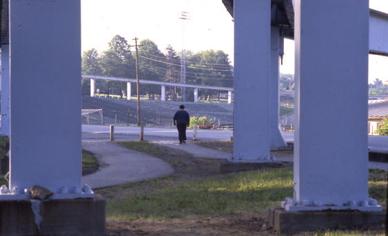 Skybus tracks in the late-1970s
before they were dismantled.