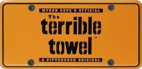 Myron Copes Terrible Towel.