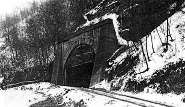 The Wabash Tunnel North Portal on Mount Washington