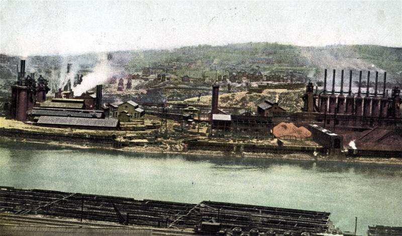 Entrance to Carnegie
 Steel Homestead Works