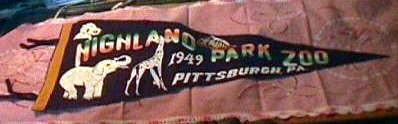 Highland Park
 Zoo Pennant - 1949