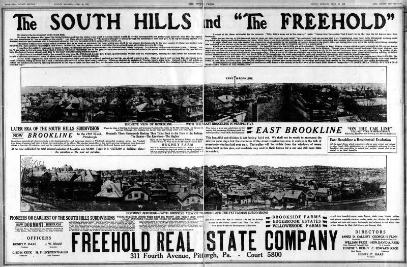 Real Estate Advertisement - April 26, 1925.
