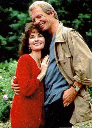 Susan Lucci and David Soul in
The Bride In Black - 1990.