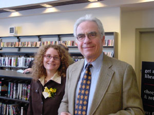 Holly and Herb Elish before
the ribbon cutting ceremony.