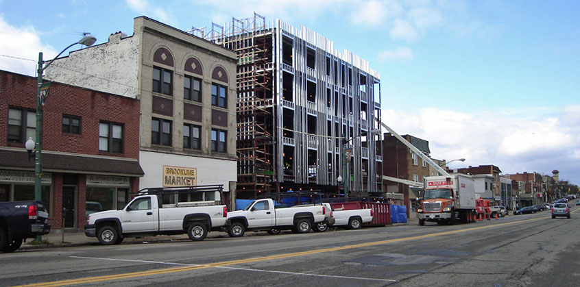 Reconstruction of Mazza Pavilion
on Brookline Boulevard.