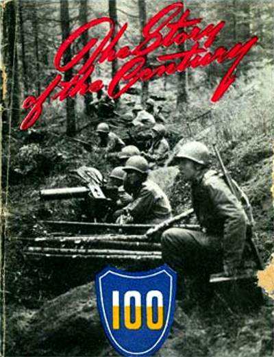 Booklet Cover of 100th Infantry Division History.