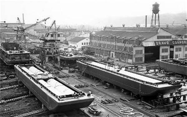 Dravo shipbuilding yard on Neville Island.