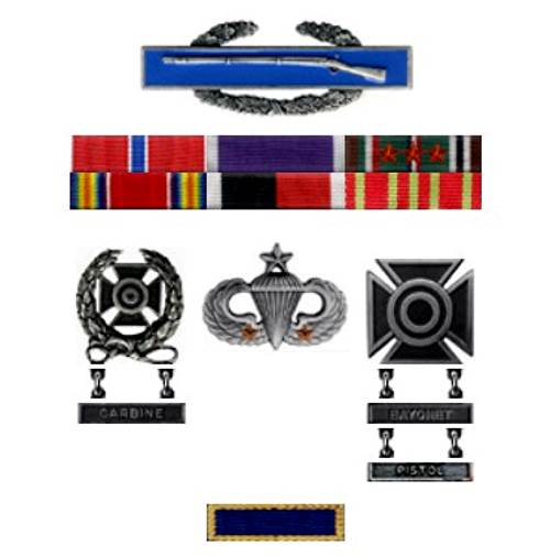 Medals awarded to Capt. Jack Foley.