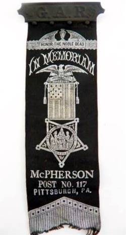 GAR Ribbon McPherson Post