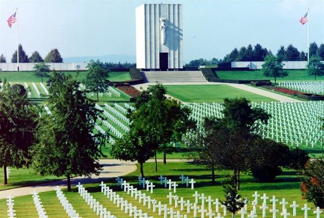 The Lorraine American Cemetery and Memorial in France.