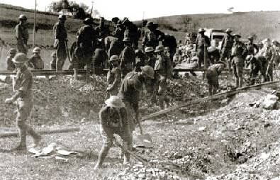 Engineers working on railroads