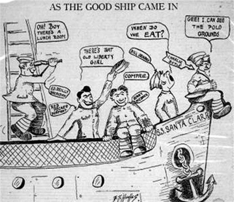 Company C Homecoming Cartoon