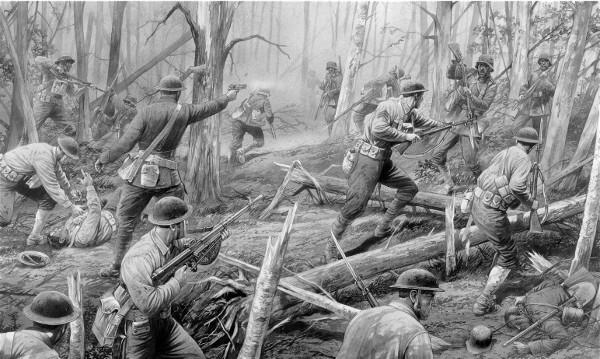 Americans rout the Germans at
the Battle of Chateau-Thierry.
