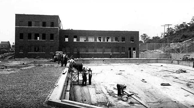 Moore Park under construction