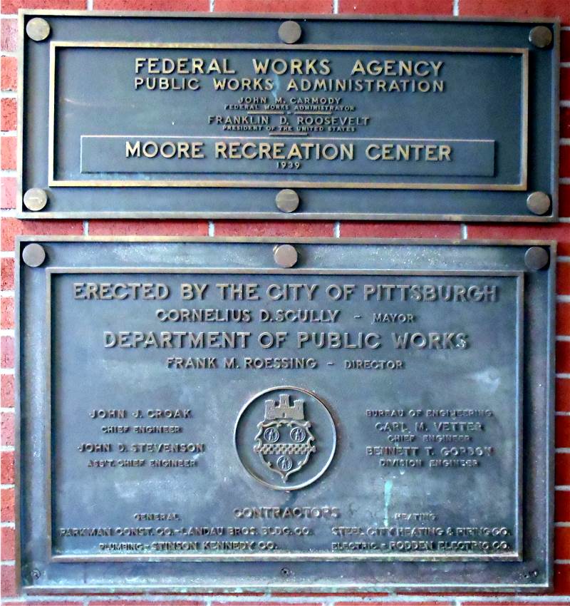 Moore Park Construction Marker