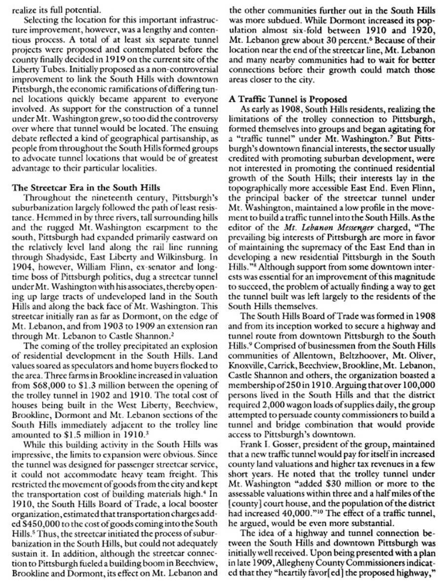 The Saga of the Liberty Tunnels
by Steven J. Hoffman.
