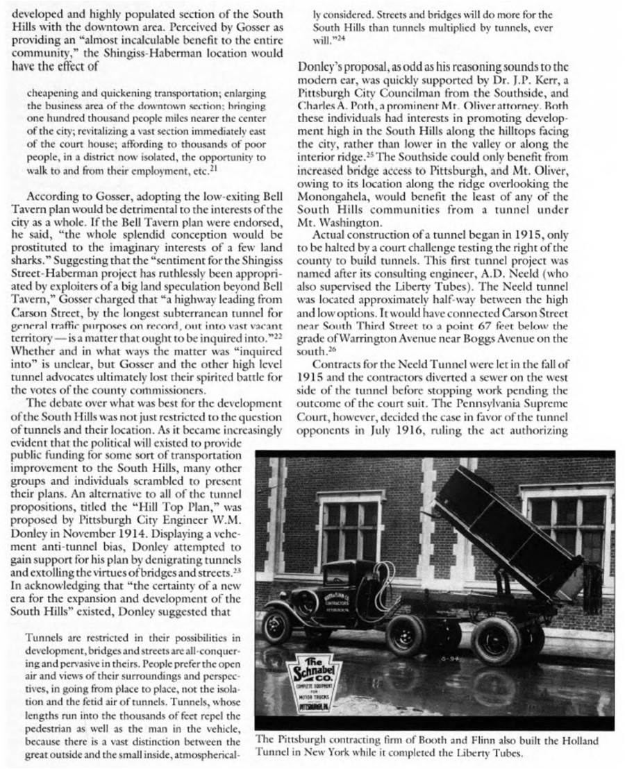 The Saga of the Liberty Tunnels
by Steven J. Hoffman.