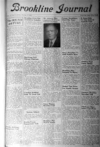 Brookline Journal - January 5, 1951