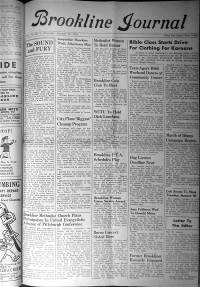 Brookline Journal - January 25, 1951