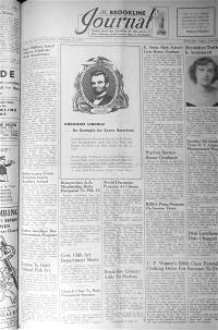 Brookline Journal - February 8, 1951