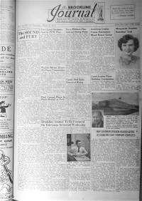 Brookline Journal - March 8, 1951